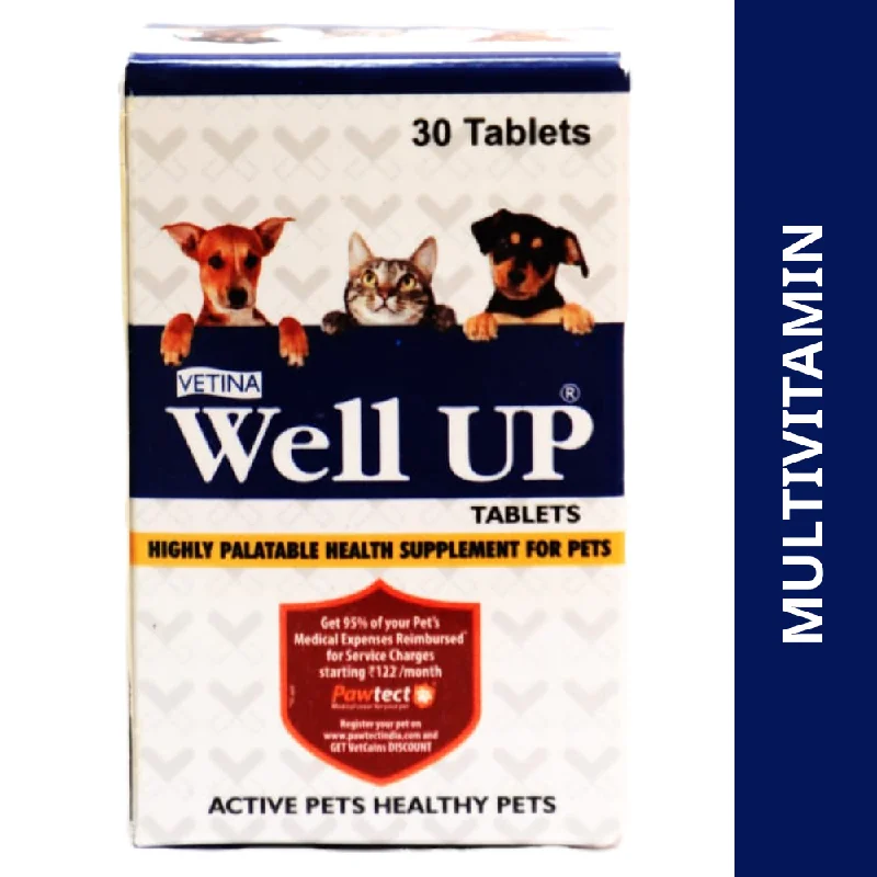 Vetina Well Up tablets for Dogs and Cats (30 tablets)