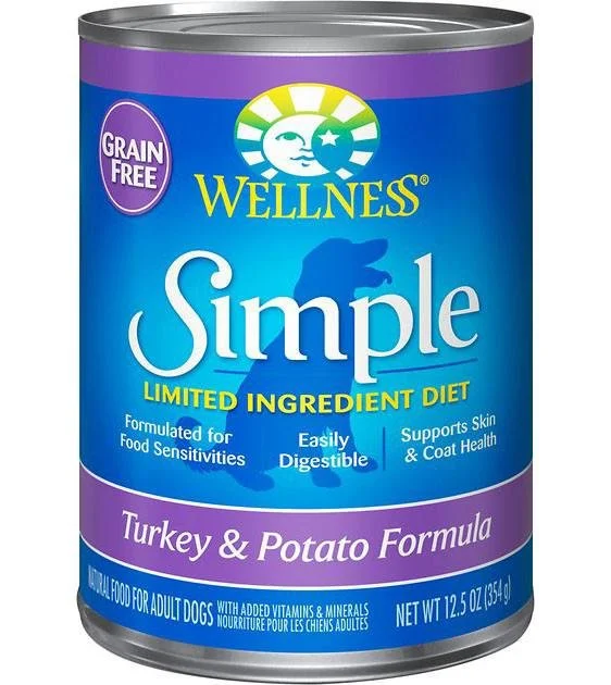 Wellness Simple Turkey & Potato Wet Dog Food